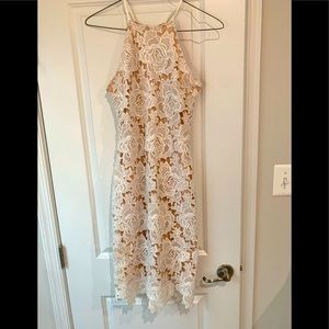 Lulus White Lace Dress